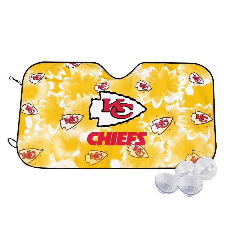 Kansas City Chiefs Printed multi size car front windshield sunshade car windshield sunshade