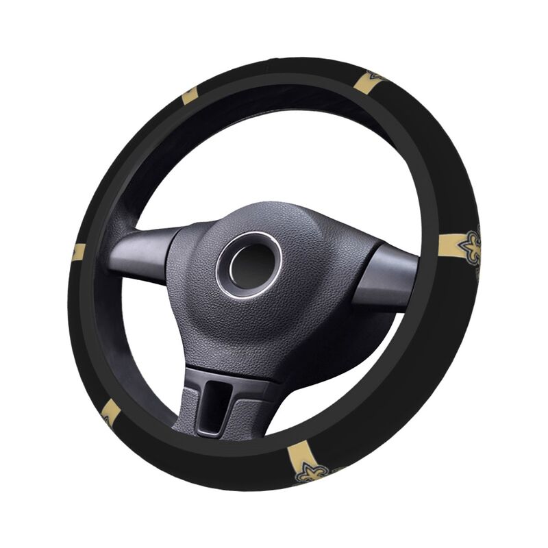 New Orleans Saints 3 Printed breathable elastic steering wheel cover