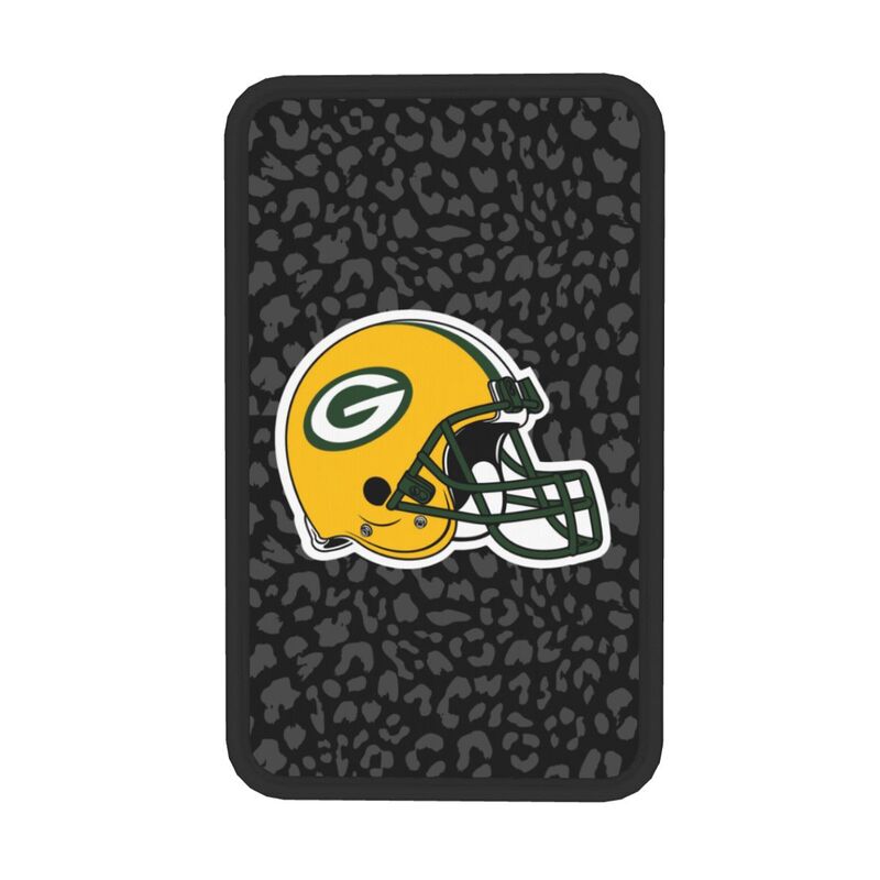 Green Bay Packers print Car handrail box cushion Personalized car armrest cover