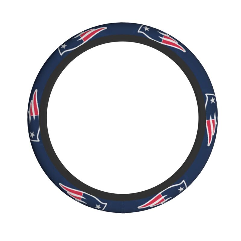 New England Patriots Printed breathable elastic steering wheel anti slip cover