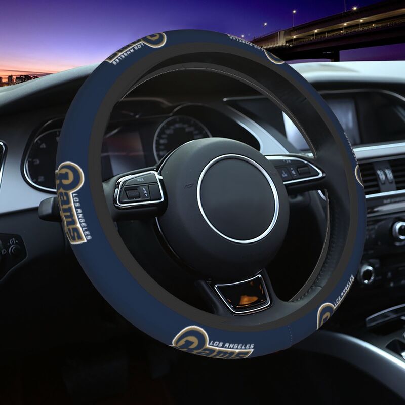 Los Angeles Rams Printed breathable elastic steering wheel cover anti slip cover