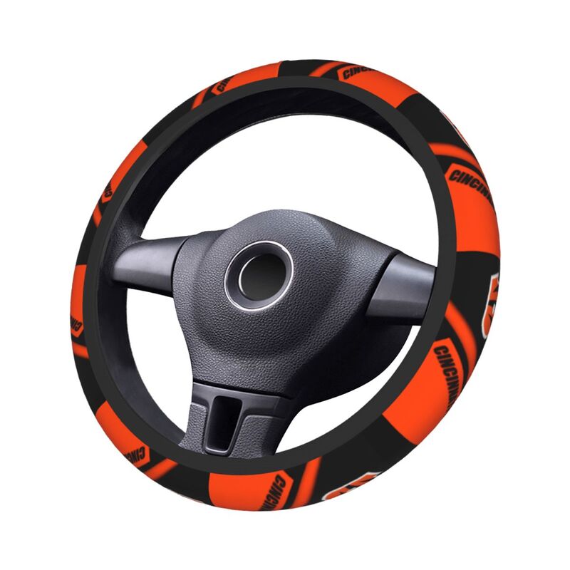 Cincinnati Bengals 1 Printed car protective cover elastic steering wheel cover