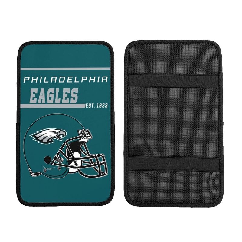 Philadelphia Eagles Print car armrest box cushion armrest protective cover