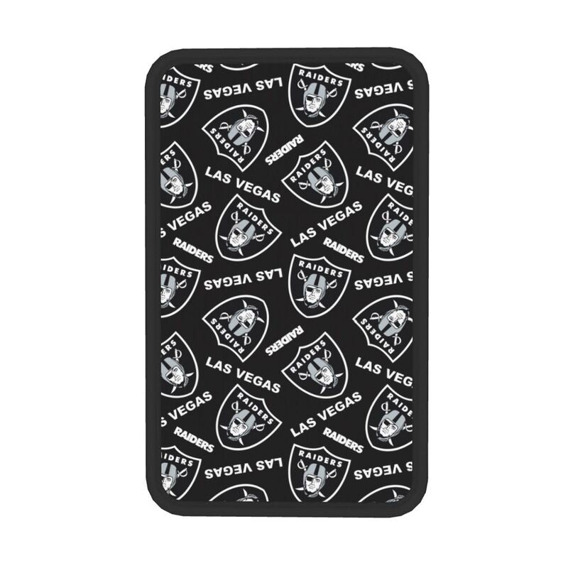 Car armrest box pad Las Vegas Raiders4 Printed central armrest box pad anti slip pad