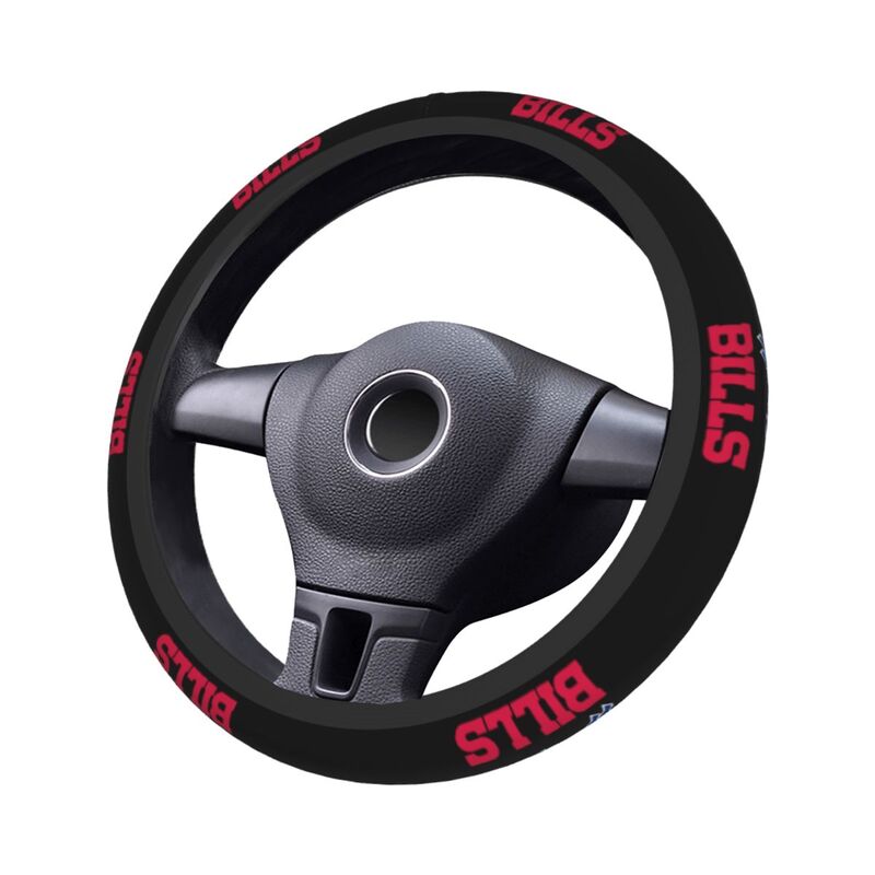 Buffalo Bills 5 Printed breathable anti slip cover elastic steering wheel cover