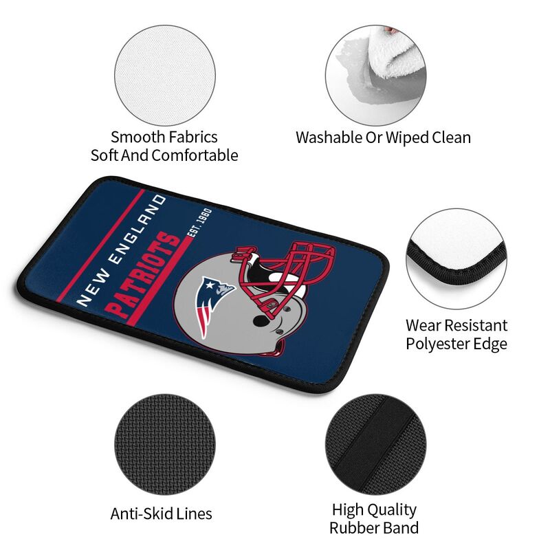 New England Patriots Print car armrest box cushion armrest protective cover