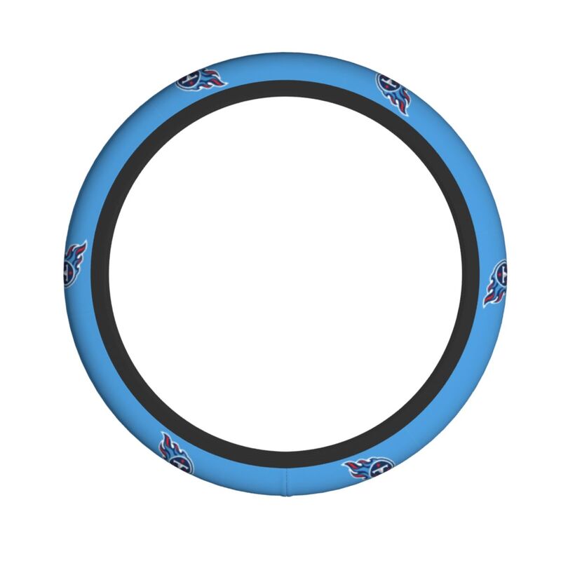 Tennessee Titans 2 Printed breathable elastic steering wheel cover anti slip cover