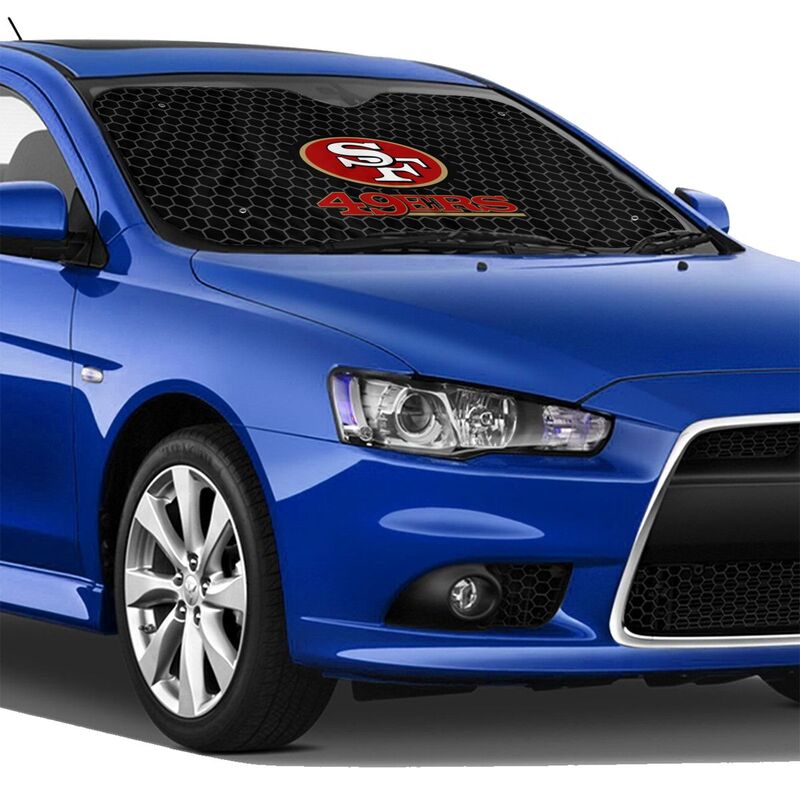 San Francisco 49ers Printed is suitable front Car windshield sunshades Car windshield sunshades