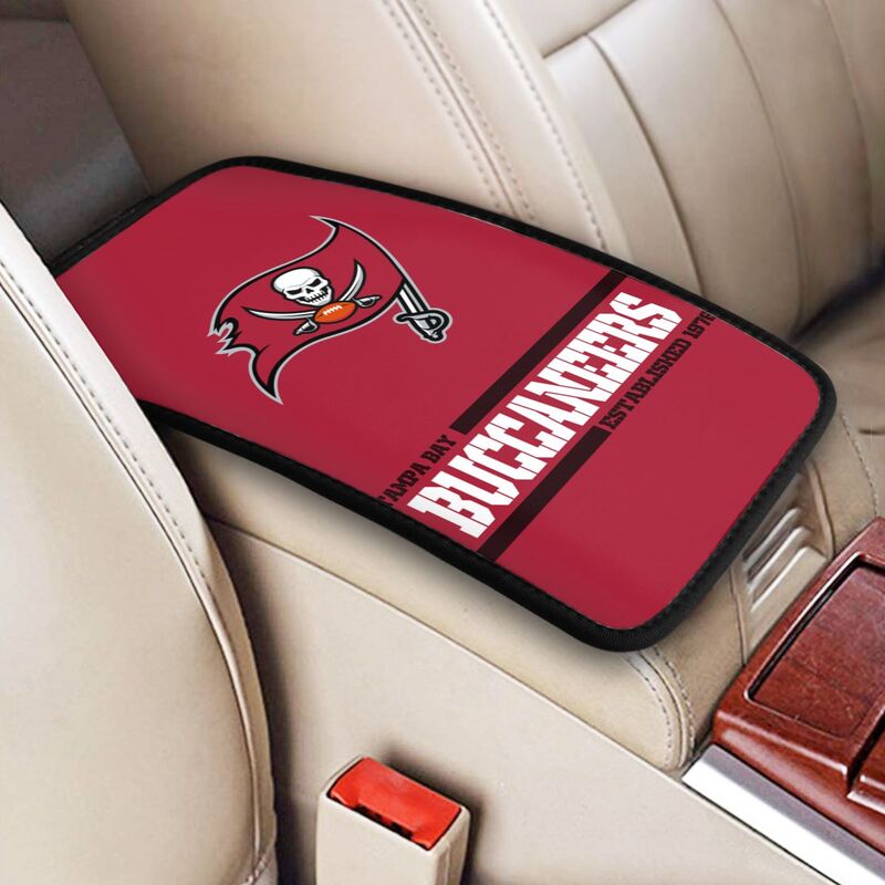 Tampa Bay Buccaneers Printed car armrest box pad Protective pad