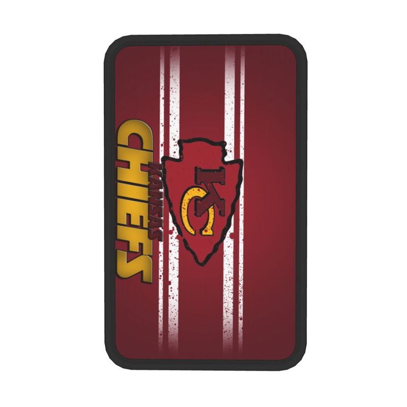 Car armrest box pad Kansas City Chiefs 2 Printed central armrest box cushion protective pad