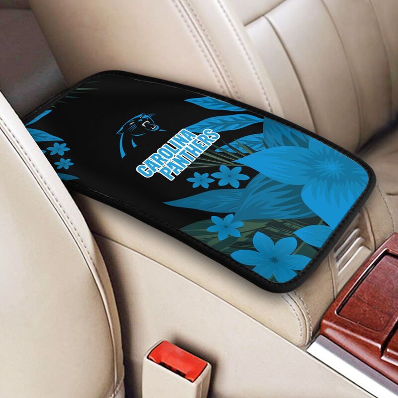 Carolina Panthers Car armrest box protective cover car center console armrest pad