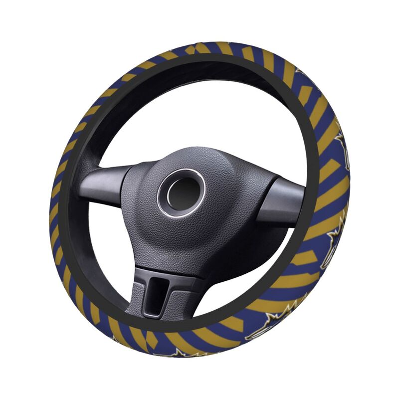 Baltimore Ravens 2 Printed breathable elastic steering wheel cover