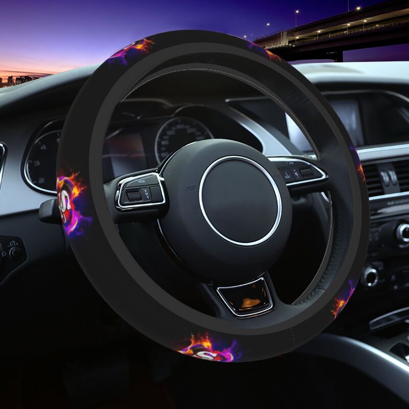 San Francisco 49ers Printed elastic steering wheel cover car protective cover
