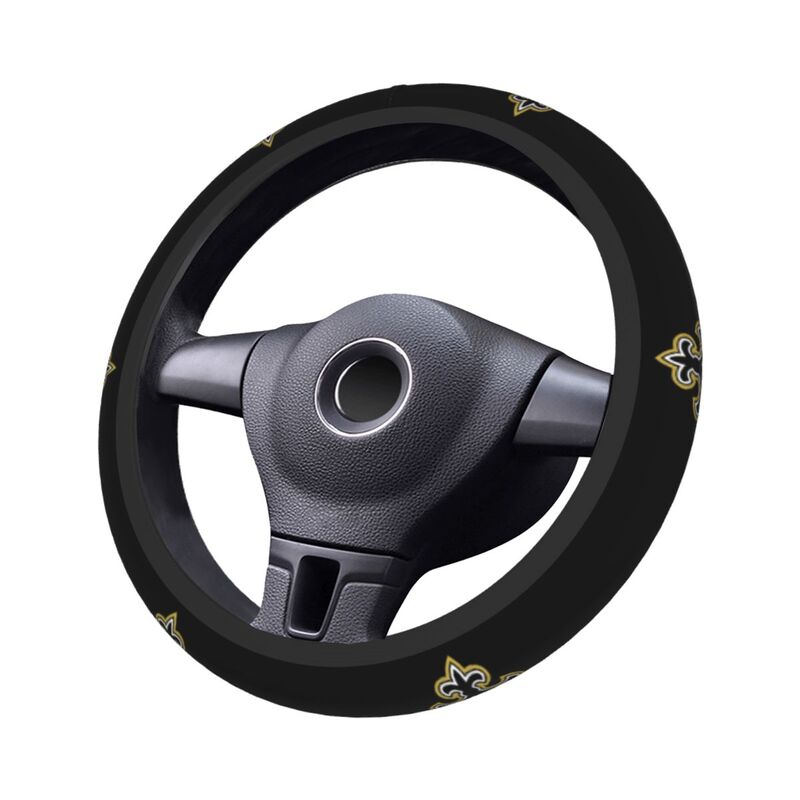 New Orleans Saints 1 Printed breathable elastic steering wheel cover
