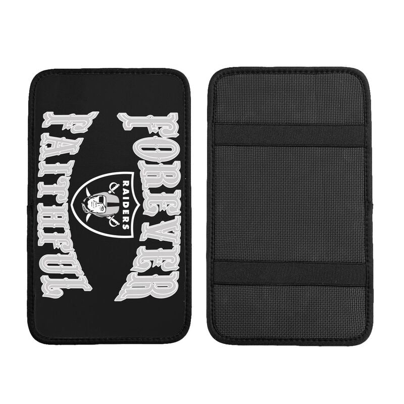Las Vegas Raiders Print car armrest box cover armrest protective cover