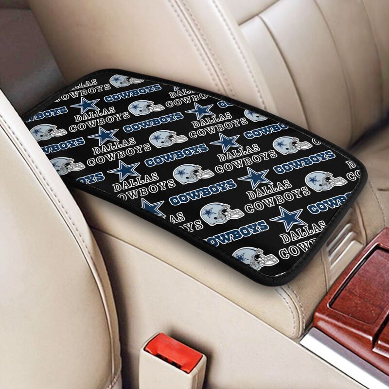 Dallas Cowboys Printing car armrest box protective pad