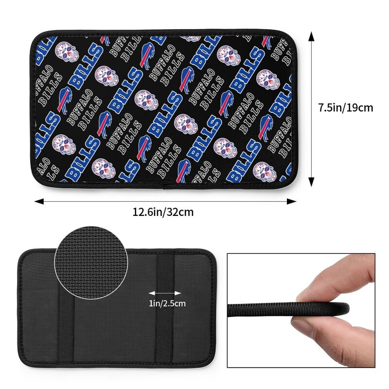 Buffalo Bills Printing car armrest box protective pad