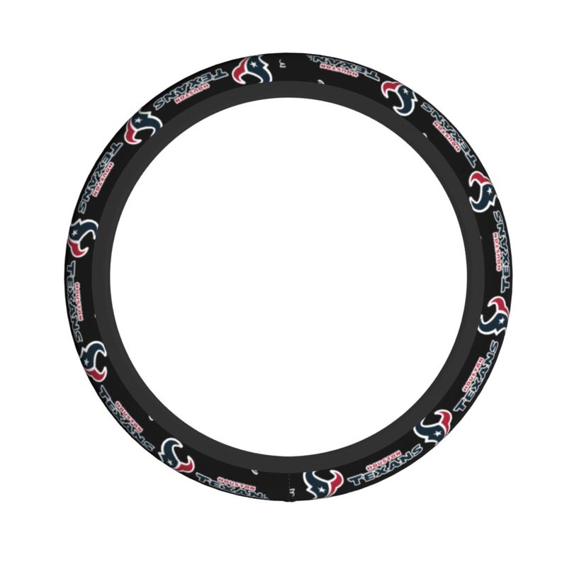 Houston Texans Printed car protective cover elastic steering wheel cover