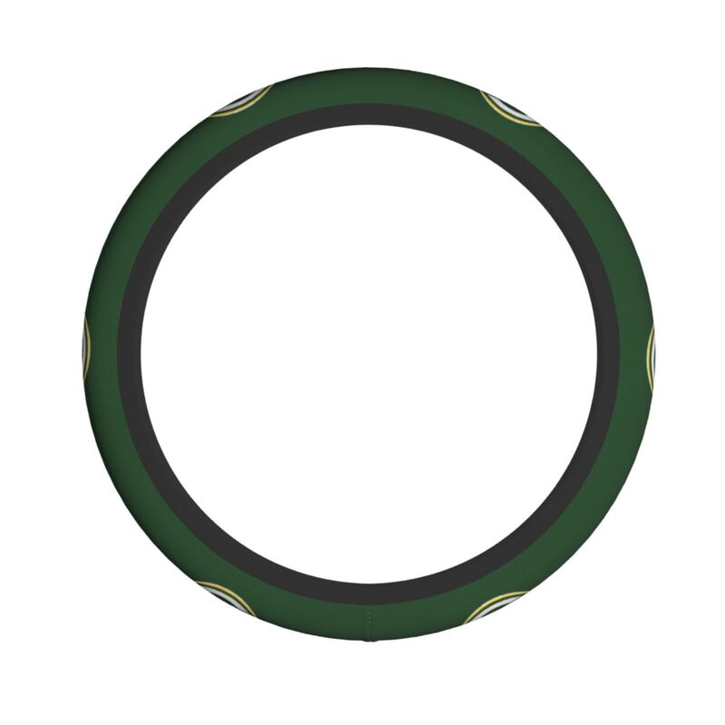 Green Bay Packers Printed breathable elastic steering wheel anti slip cover