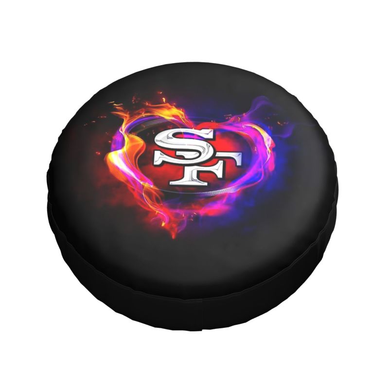 San Francisco 49ers printed car tire cover dustproof and waterproof tire cover