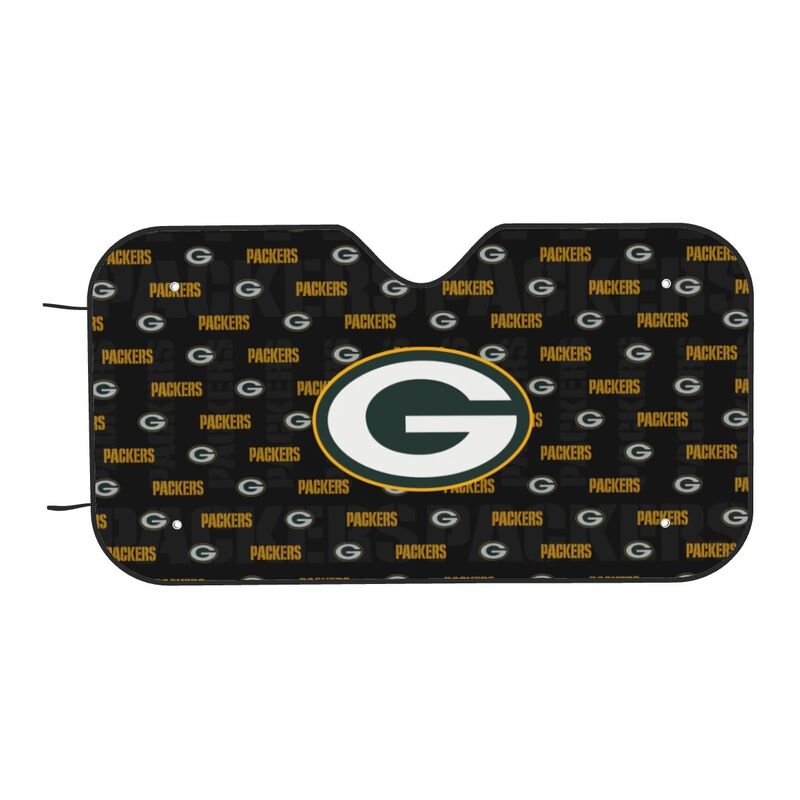 Green Bay Packers Printed is suitable for front Car windshield sunshades Car windshield sunshades