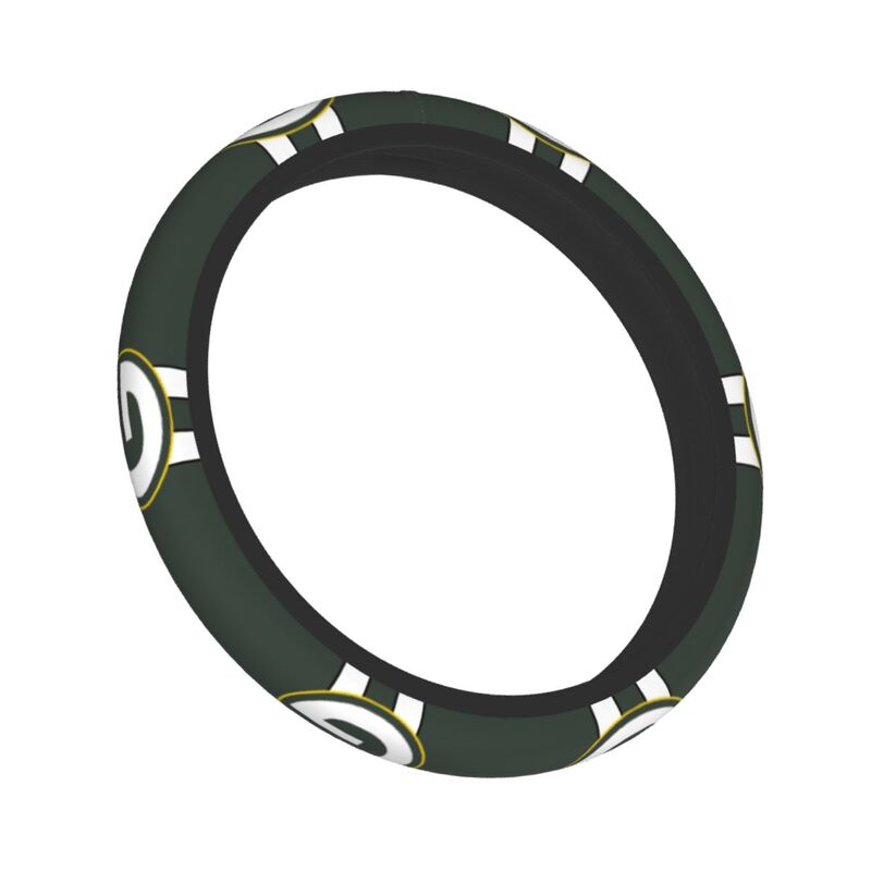 Green Bay Packers 1 Printed breathable elastic steering wheel cover anti slip cover
