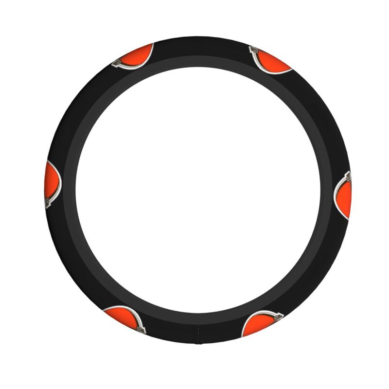 Cleveland Browns Printed car anti-skid cover elastic steering wheel cover