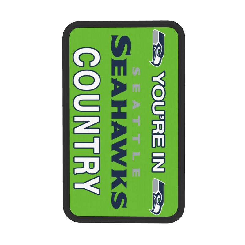Seattle Seahawks Printed car armrest box pad elbow support pad