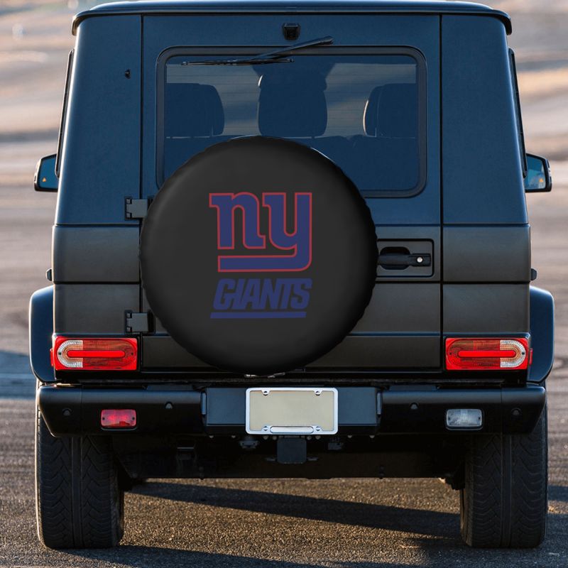 New York Giants 2 Car tire protective cover waterproof and dustproof tire cover
