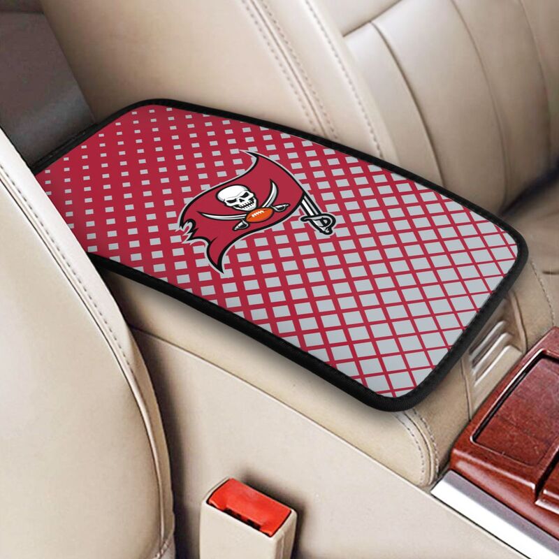 Tampa Bay Buccaneers Car handrail box cushion Personalized printed car armrest cover