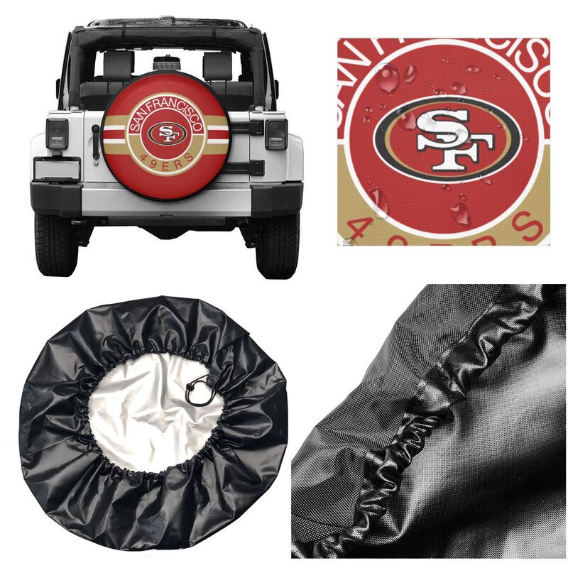 San Francisco 49ers Print tire protection cover car sun protection tire protection cover