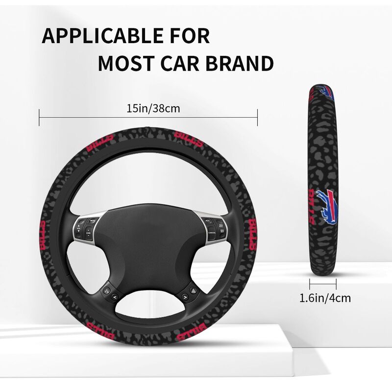Buffalo Bills 1 Printed elastic steering wheel cover car anti-skid cover