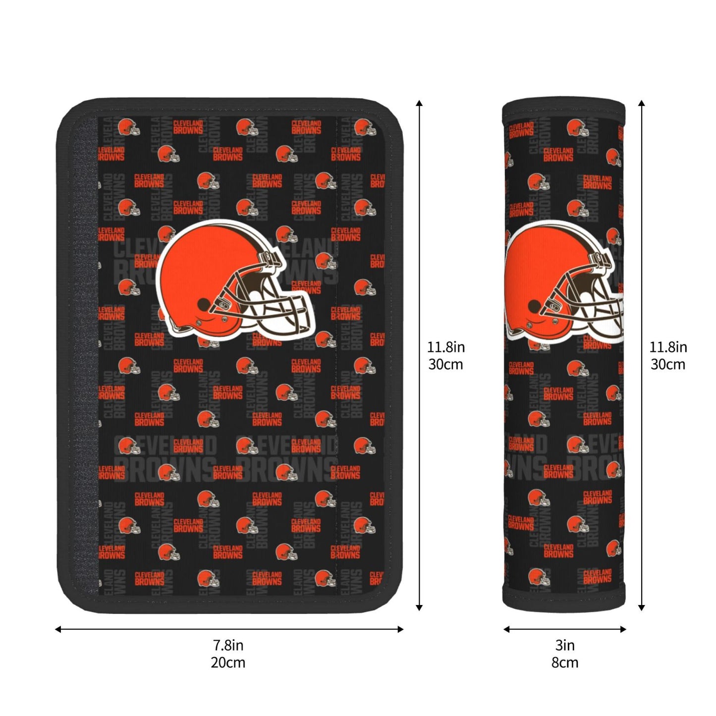 Cleveland Browns personalized seat belt protective cover Car seat belt protective cover