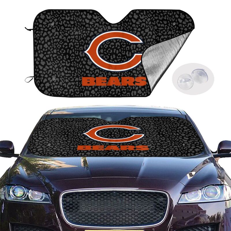 Chicago Bears Printed Car windshield sunshades is suitable front Car windshield sunshades