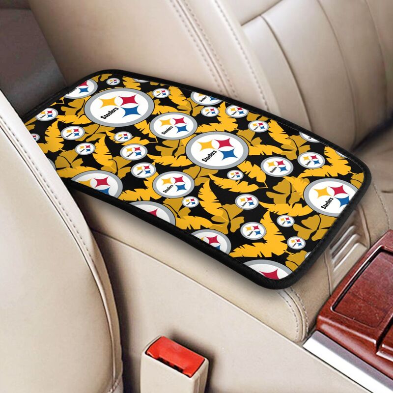 Pittsburgh Steelers printing Center console armrest pad car armrest protective cover car