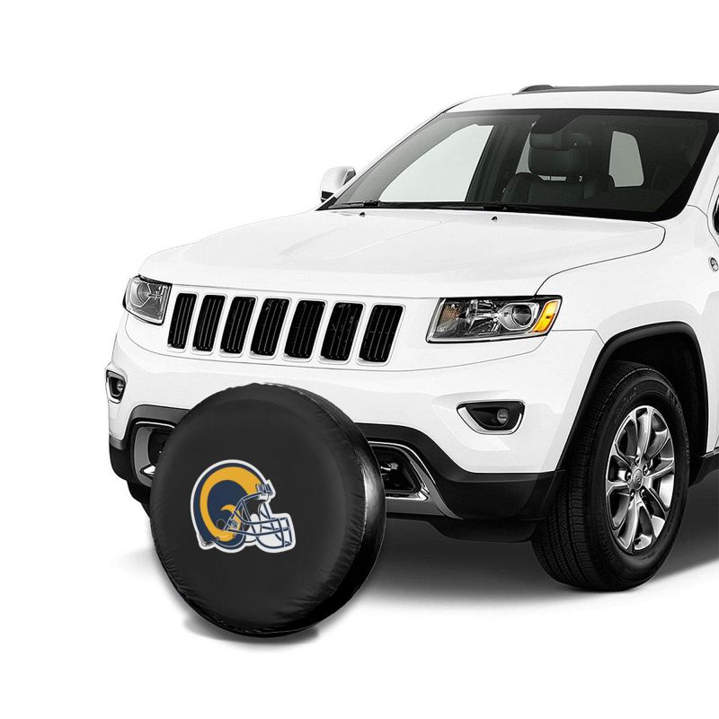 Los Angeles Rams 3 Car tire protective cover waterproof and dustproof tire cover