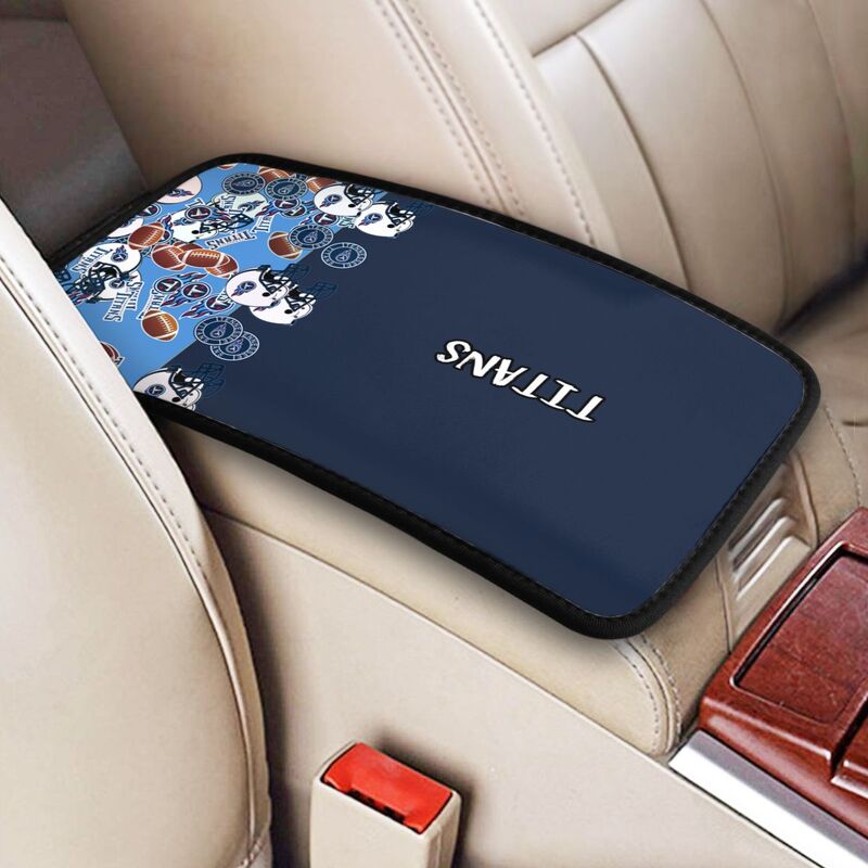 Tennessee Titans print Car center console armrest pad car armrest protective cover