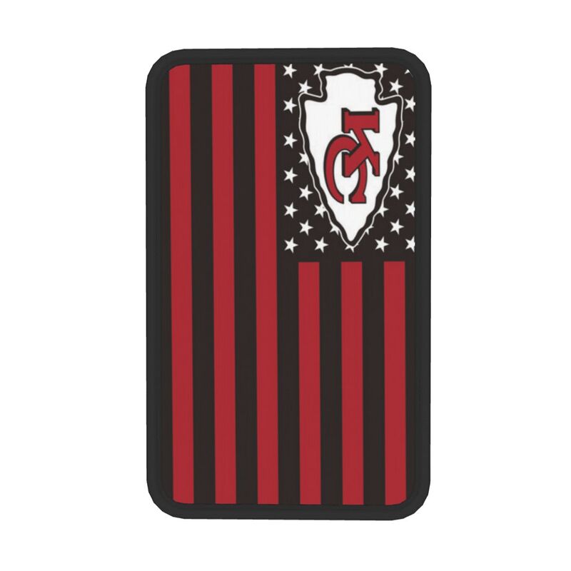 Kansas City Chiefs2 Printed car center armrest box pad anti slip pad