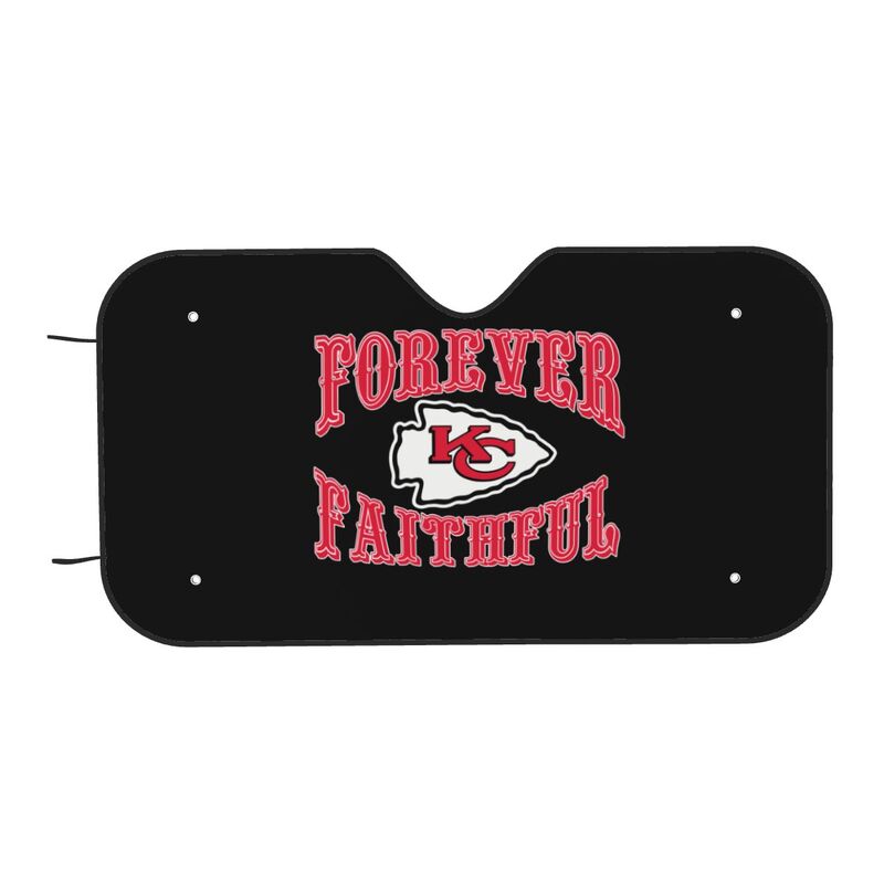 Kansas City Chiefs Printing car multi size front windshield sunshade car windshield sunshade