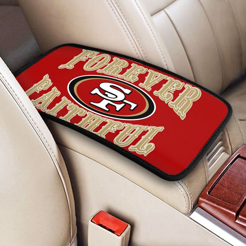 San Francisco 49ers Print car armrest box cover armrest protective cover