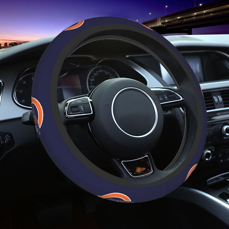 Chicago Bears 1 Printed elastic steering wheel cover anti slip breathable
