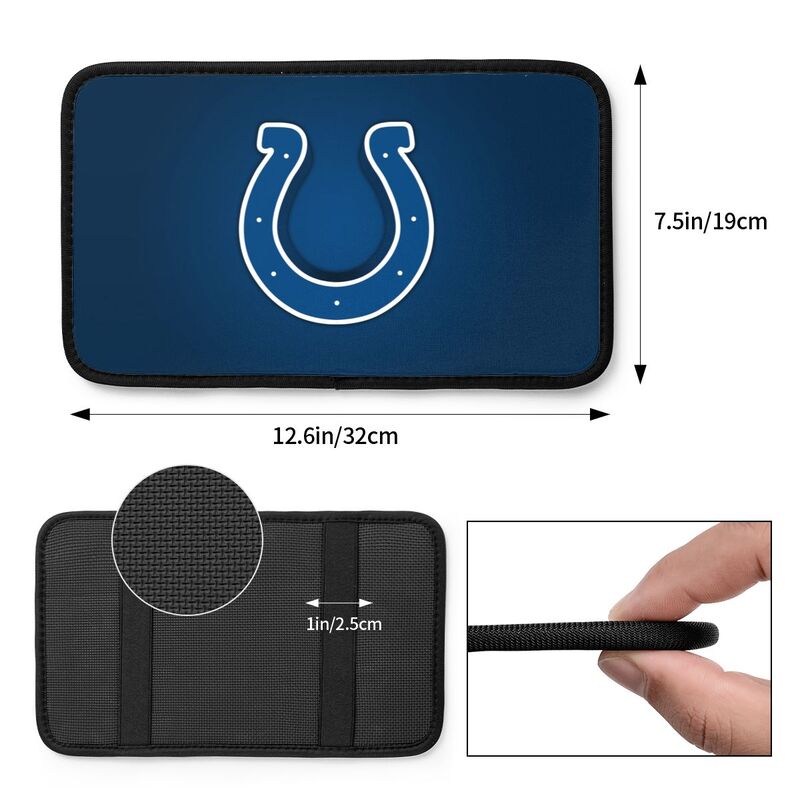 Indianapolis Colts Printed car armrest box pad elbow protection pad
