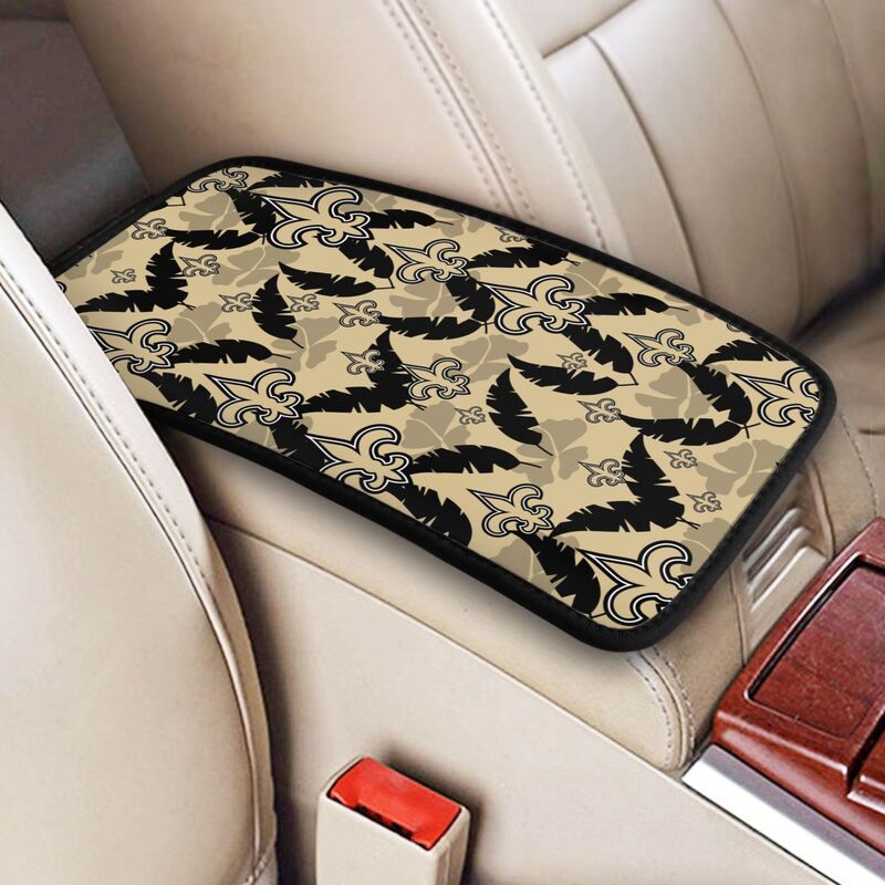 New Orleans Saints printing Center console armrest pad car armrest protective cover car