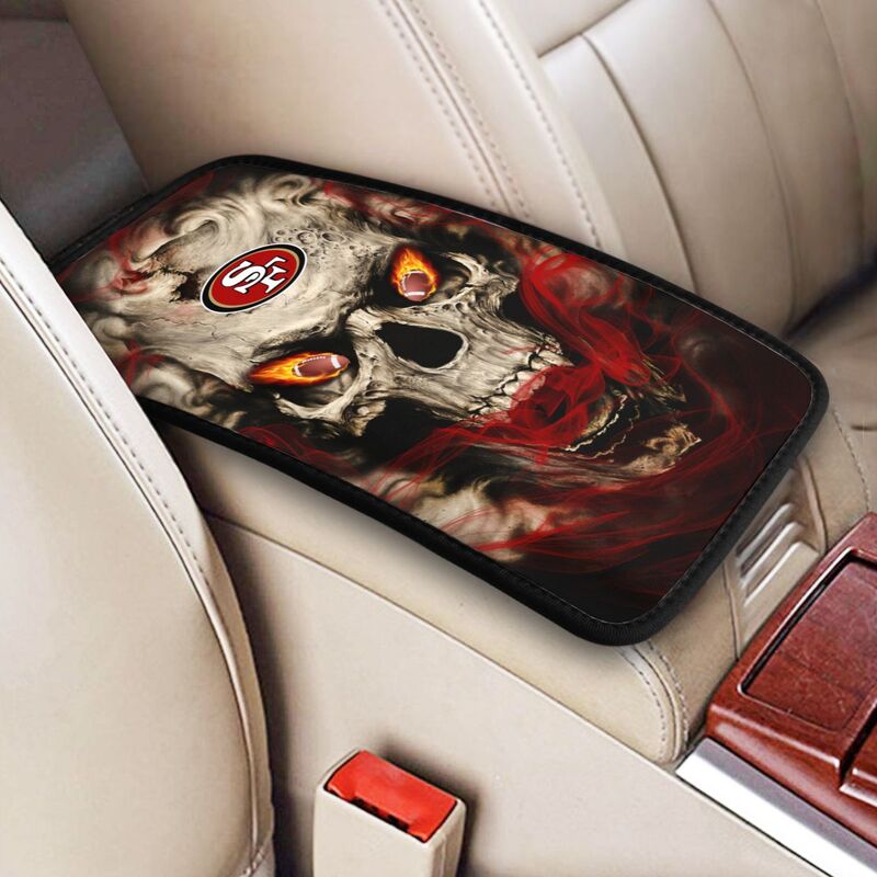 San Francisco 49ers Printed car armrest box pad elbow support anti slip pad