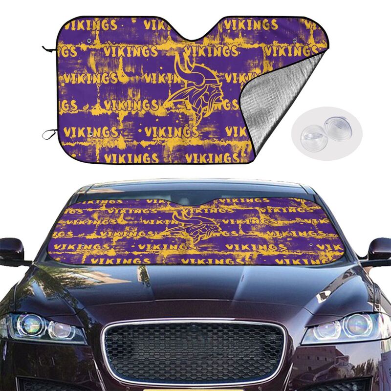 Minnesota Vikings Printed front windshield sunshade car windshield sunshade (multi size)