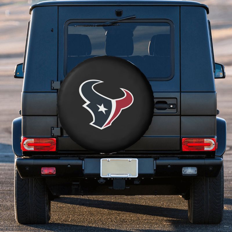 Houston Texans Car tire protection cover spare tire waterproof and dustproof cover