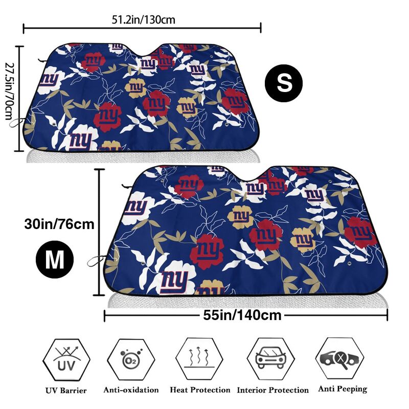 New York Giants Printed car windshield sunshade front windshield sunshade (multi size)