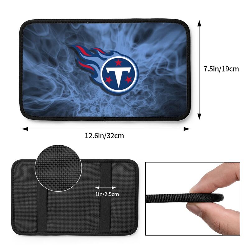 Tennessee Titans1 Printed car center armrest box pad anti slip pad