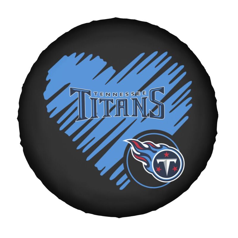 Tennessee Titans Printed car spare tire dust protection cover tire protection cover