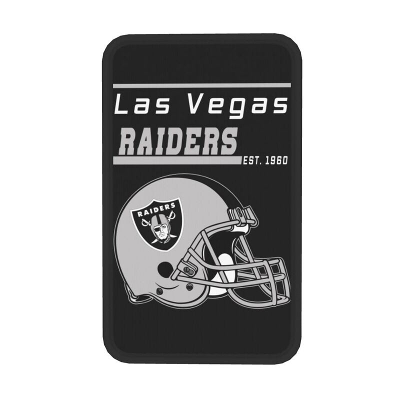 Las Vegas Raiders 3 Print car armrest box cushion armrest protective cover